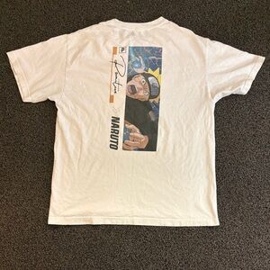 Naruto Shippuden Primitive Skateboarding T-Shirt White Men's Large